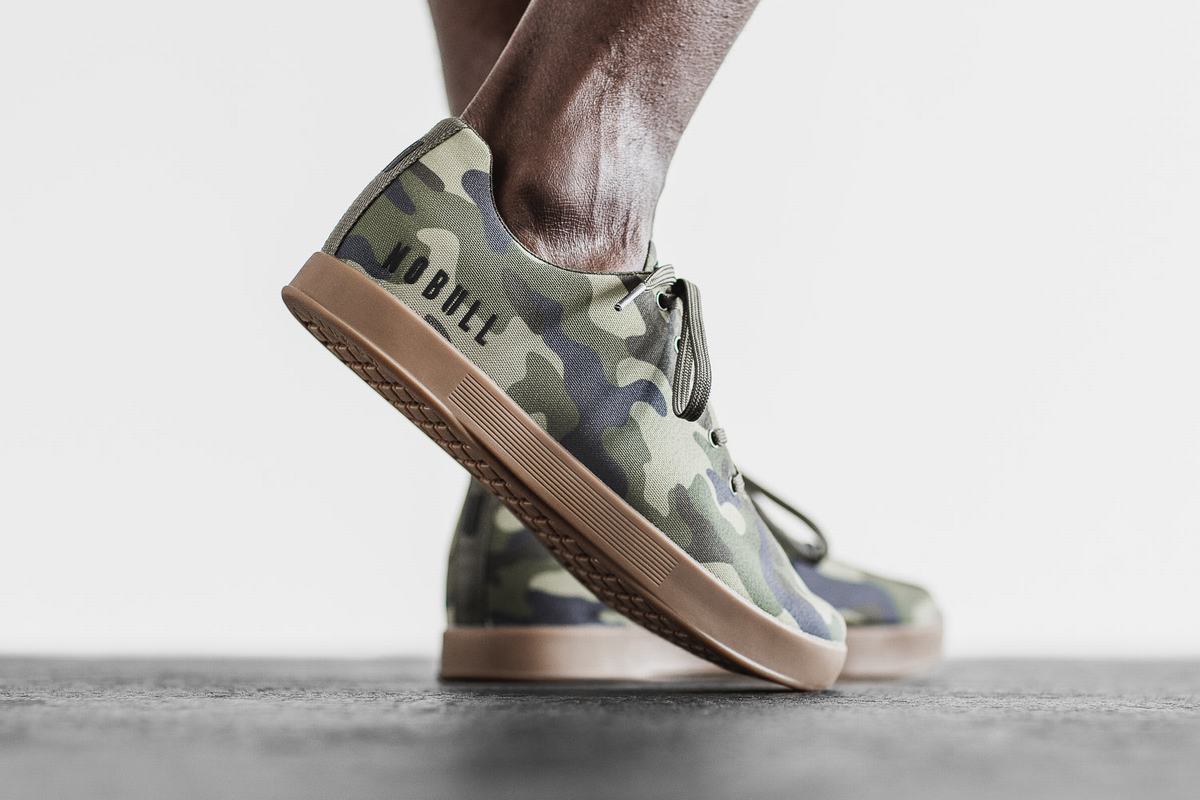 Nobull Canvas Men's Trainers Camo | Australia (GZ7561)